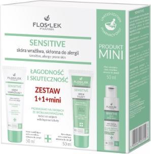 Image du produit Floslek FOS-LOK ensemble sensible Gennie et efficacité Crème hydratante 50 ml + crème grasse (Set soin du visage)