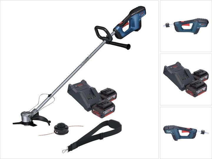 Actual product image Bosch Professional Bosch GFR 18V-23 Professional cordless brush cutter 18 V 230 mm brushless + 2x battery 4.0 Ah +