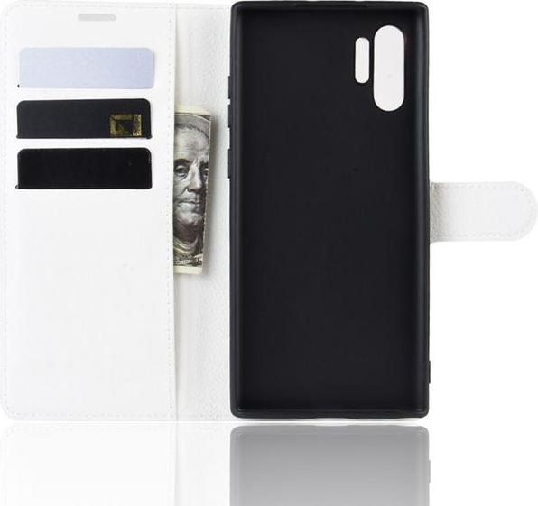 Productafbeelding MU Classic Litchi Leren Boekomslag Serie (Samsung Galaxy Note 10+ 5G, Samsung Galaxy Note 10+)