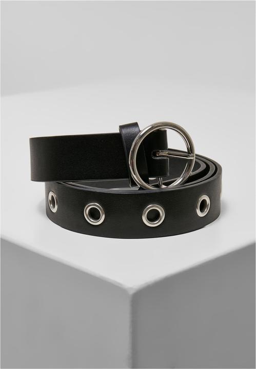 Immagine prodotto Urban Classics Cintura a occhiello in pelle sintetica 2-Pack (S, M)