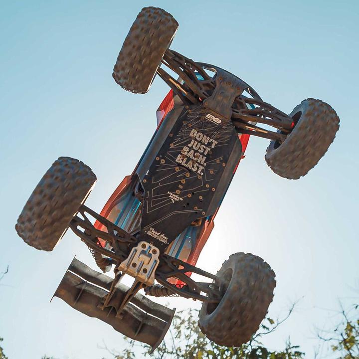 Image du produit Arrma KRATON 6S V6 4X4 1/8 BLX Brushless Speed Monster Truck RTR, Blau/Pink (RTR Prêt à fonctionner)