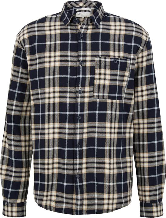 Image du produit Tom Tailor Hemd Langarmhemd mit Karomuster und Kentkragen (XXL)
