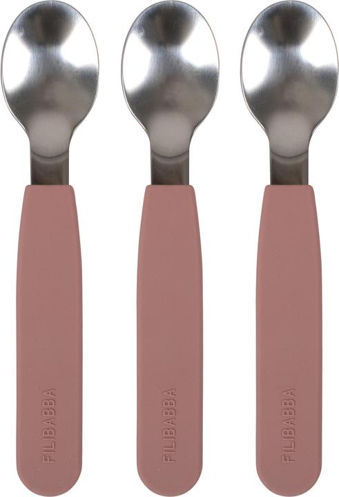 Produktbild Filibabba Silikonlöffel 3er-Pack - Rose
