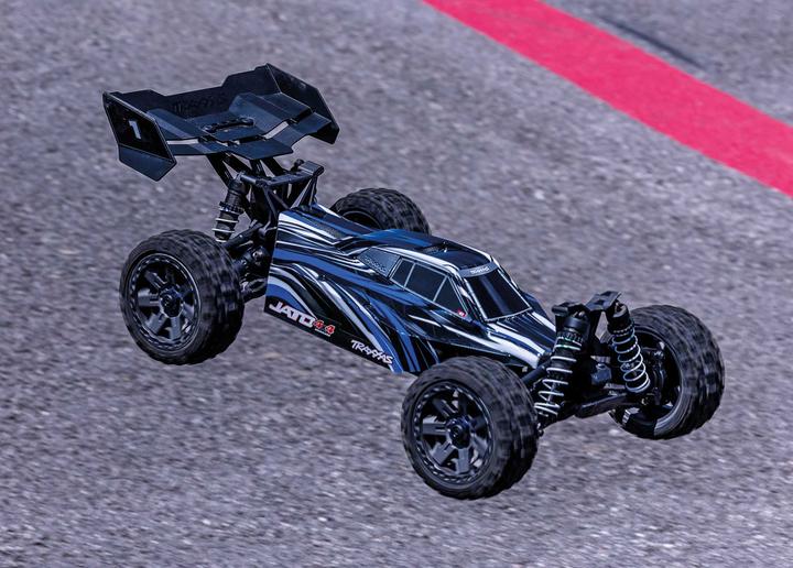 Actual product image Traxxas JATO 4x4 BL2S Brushless blau 1/8 RTR, HD-Teile, ohne Akku/Lader (RTR Ready-to-Run)