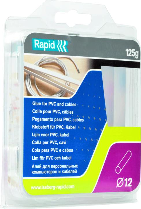 Actual product image Rapid PVC & cable glue sticks Ø12x94mm 14 pieces