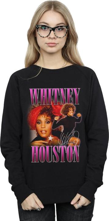 Actual product image Whitney Houston Womens/Ladies Signature Homage Sweatshirt (S)