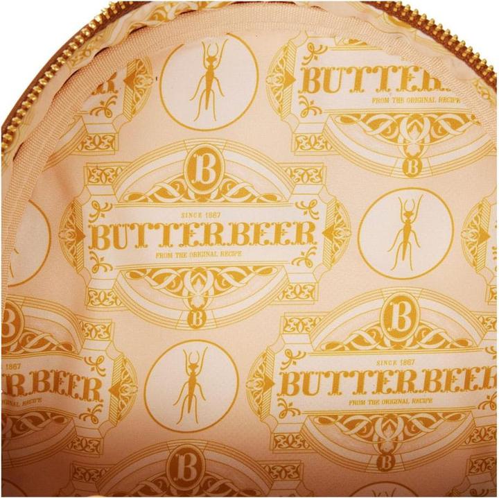 Actual product image Loungefly Harry Potter Butterbeer backpack
