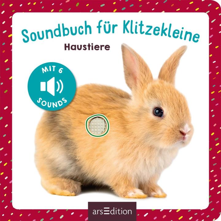 Actual product image Sound book for little ones - Pets (German)