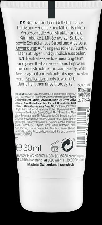 Image du produit Rausch Après-shampooing éclat argenté à la sauge Fl 30 ml (30 ml)