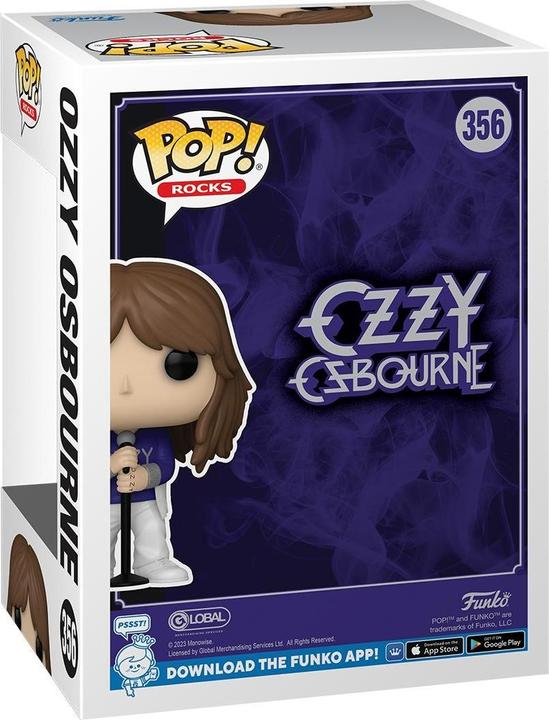 Actual product image Funko Ozzy Osbourne POP! Rocks Vinyl Figur GL 9 cm