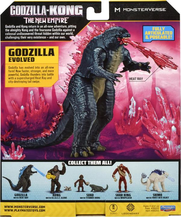 Actual product image Playmates MonsterVerse - Godzilla Evolved, 15 cm (271-35202)