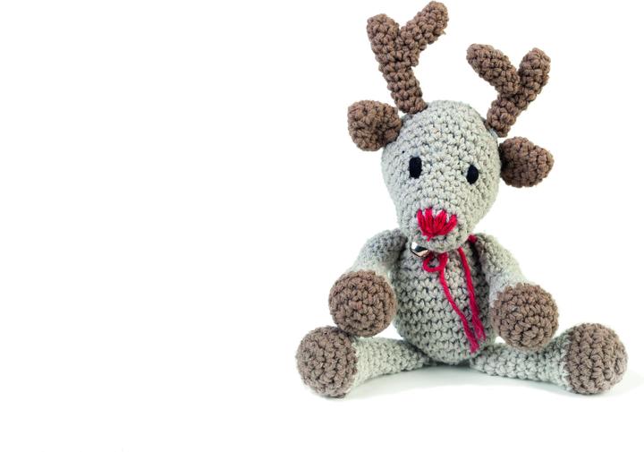 Actual product image Hoooked DIY Crochet Set Milano Eco Barbante Reindeer Rue