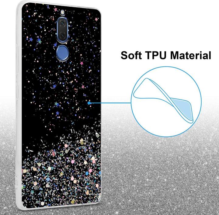 Actual product image Cadorabo TPU Cover with Glitter for Huawei MATE 10 LITE (Mate 10 Lite)