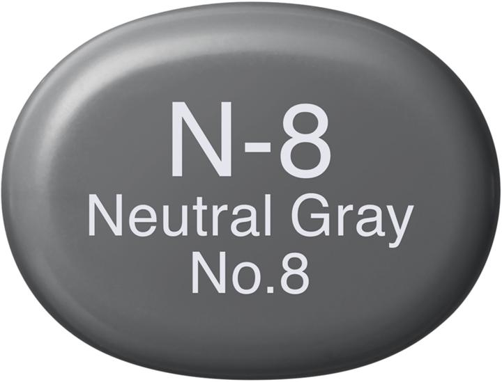 Actual product image Copic Sketch type N - 8 (N-8 - Neutral Grey No.8, 1 x)