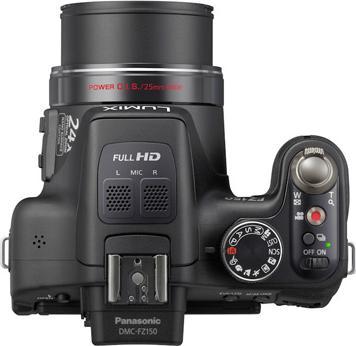 Produktbild Panasonic Lumix FZ150, 12MP, 24xZoom, FullHD, 3D, Schwarz