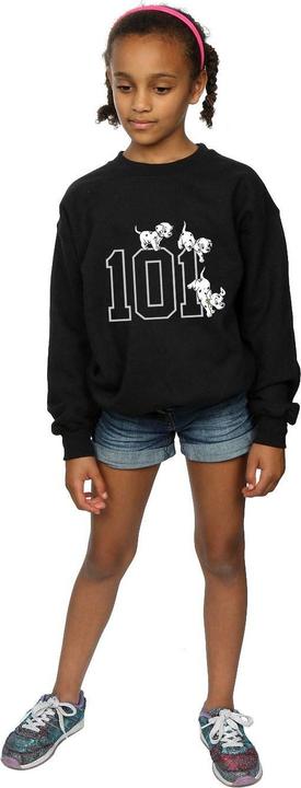 Immagine prodotto 101 Dalmatians Felpa da ragazza in cotone Puppies (140, 146)