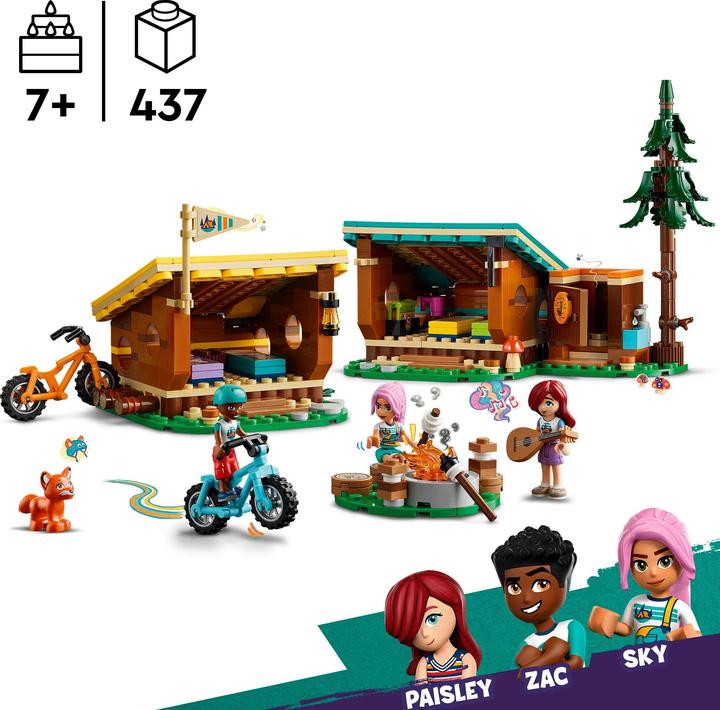 Actual product image LEGO 42624 Cosy huts in the adventure camp (42624, LEGO Friends)