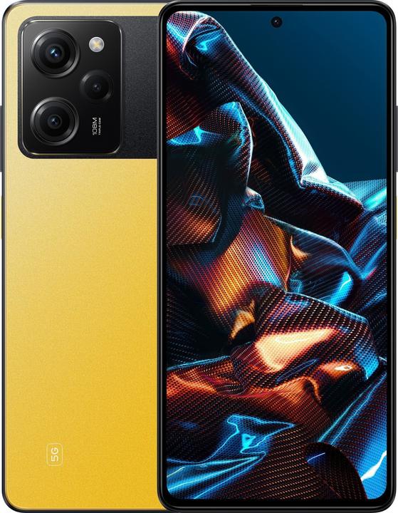 Actual product image Xiaomi Poco X5 Pro 5G (128 GB, Yellow, 6.67", Dual SIM, 108 Mpx, 5G)