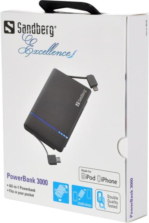 Produktbild Sandberg 480-06 (3000 mAh, 11.10 Wh)