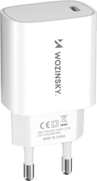 Actual product image Wozinsky WGWCCW 20W USB-C wall charger - white (20 W)