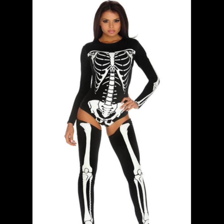 Produktbild Cottelli Collection Bad To The Bone Sexy Skeleton Costume (S)