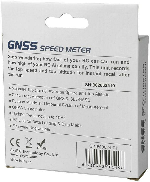 Produktbild SkyRC GPS Geschwindigkeits Messgerät (Drohnen GPS, Universal)