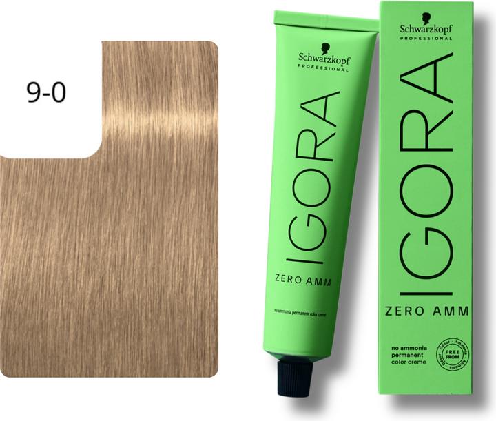 Produktbild Schwarzkopf Igora Zero AMM - 9-0 Extra Hellblond (9-0 Extra Hellblond)