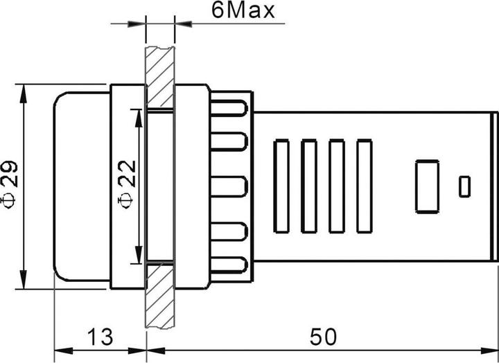 Produktbild Tru Components LED-Signalleuchte mehrfarbig R