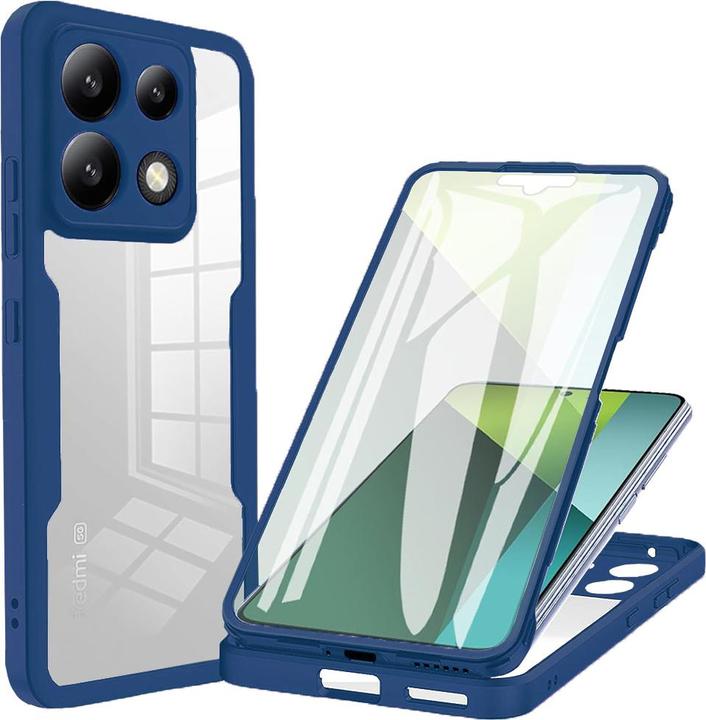 Image du produit Techsuit - ColorVerse 360 Series + Screen Protector - Xiaomi Redmi Note 13 Pro 5G / Poco X6 - Blue (Xiaomi Poco X6, Xiaomi Redmi Note 13 Pro 5G)