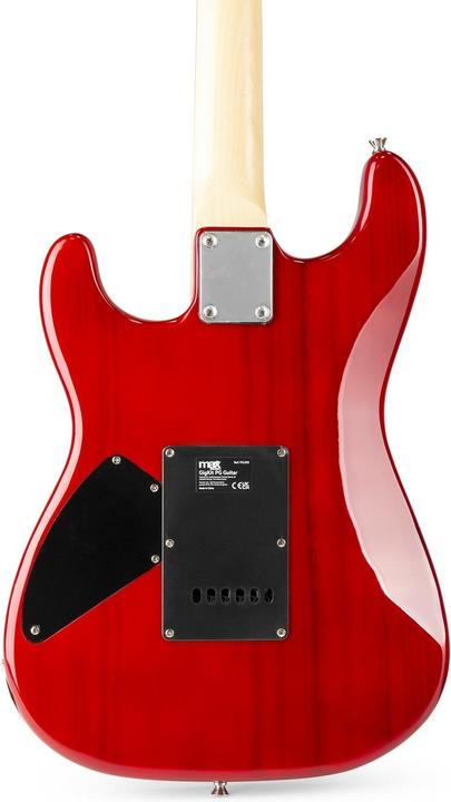Actual product image Max Electric Guitar GigKit Quilted Style Red (Electric guitar, Wood)