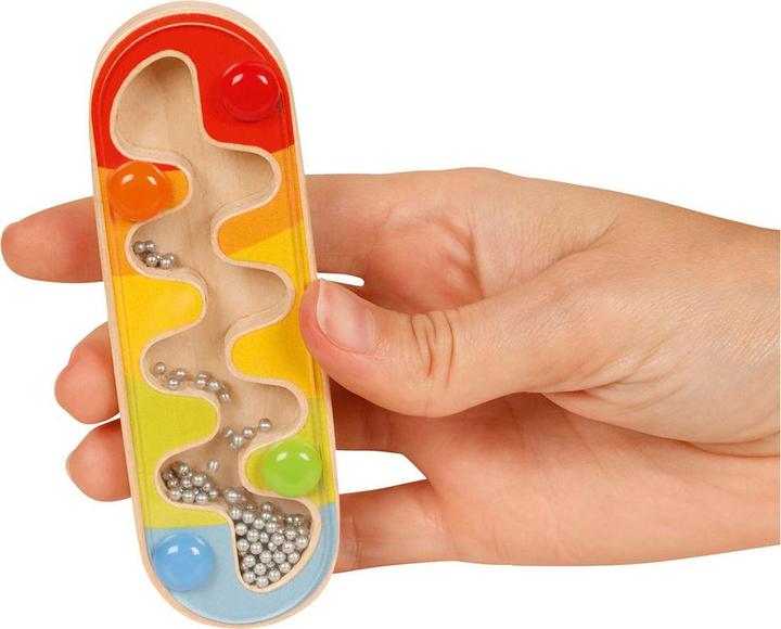 Produktbild Goki Mini-Regenstab flach (Deutsch, Englisch, Italienisch, Französisch)