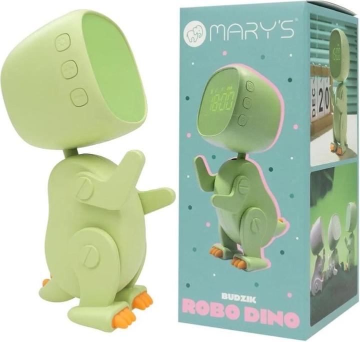 Actual product image Marys Wecker Roboter Dino
