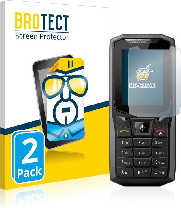 Produktbild BROTECT Schutzfolie Displayschutz Klar (2 Stück, Crosscall Core -S4)