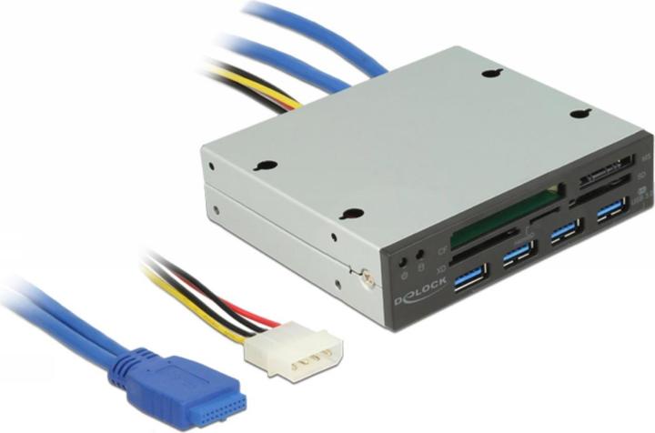 Actual product image Delock 91493 USB 3.0 CardReader 3.5" (4-pin Molex)