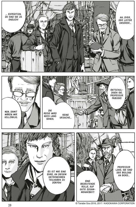 Produktbild H.P. Lovecrafts Berge des Wahnsinns 1 (Deutsch, Gou Tanabe, 2020)