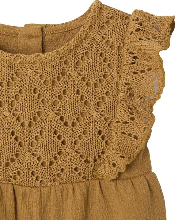 Actual product image Vertbaudet Mädchen Baby Overall mit gehäkeltem Oberteil (98)