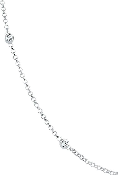 Actual product image Elli Basic-Kette mit Kristallen (Sterling Silver, 45 cm)