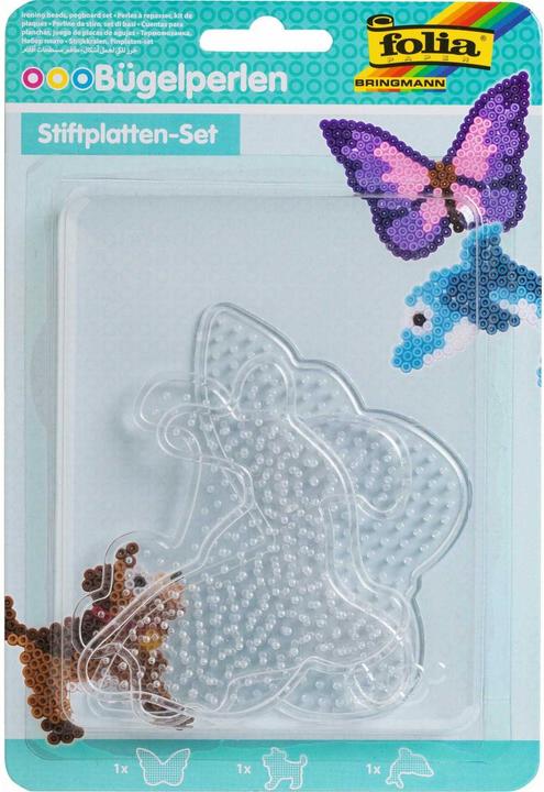 Actual product image Folia Iron-on beads Plates Pin Plate Set