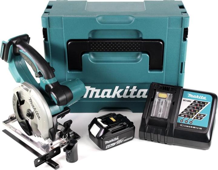 Produktbild Makita DSS 501 RG1J 18V 136 mm Li-ion Akku Handkreissäge im Makpac + 1x 6,0 Ah Akku + Ladegerät