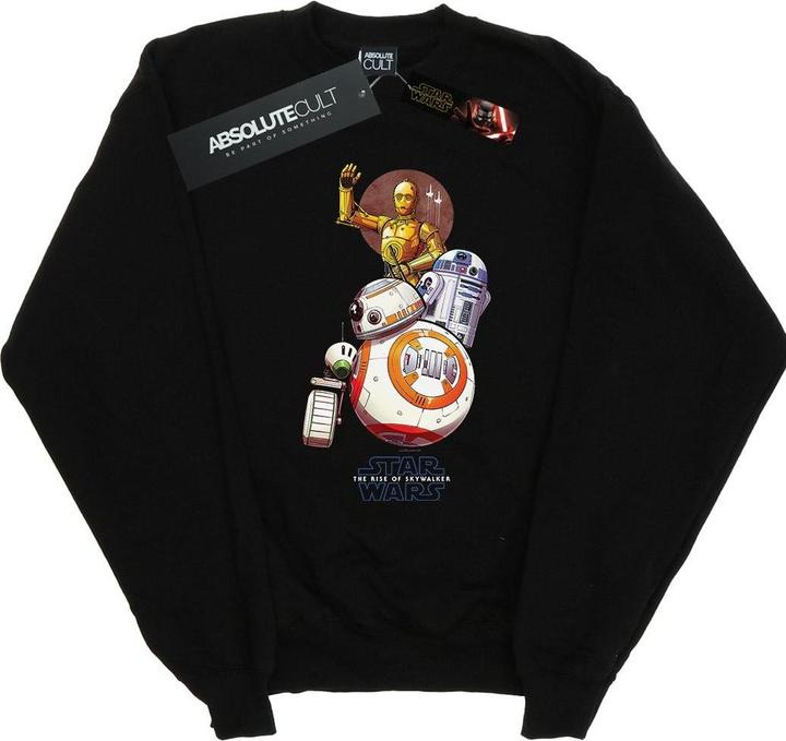 Star Wars The Rise Of Skywalker Droids Illustration Sweatshirt Jungen