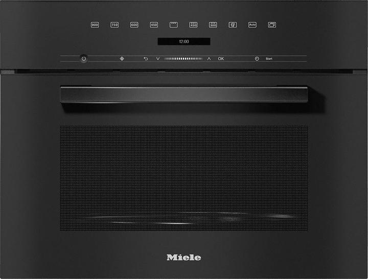 Miele Built-in microwave oven in a perfectly combinable design with top-mounted controls. M 7244 T