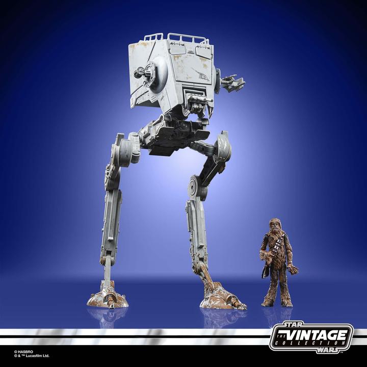 Actual product image Hasbro Star Wars Episode VI - AT-ST & Chewbacca