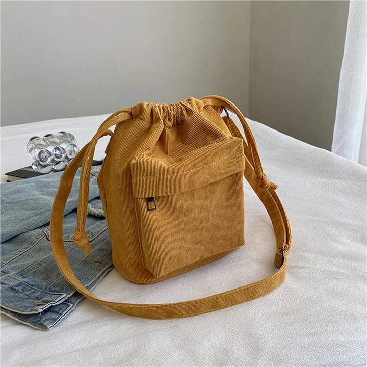 Produktbild Only-Bags.Store Tasche Middle Umhängetasche Drawstring Bucket Bag Casual Light Youth Crossbody Bag
