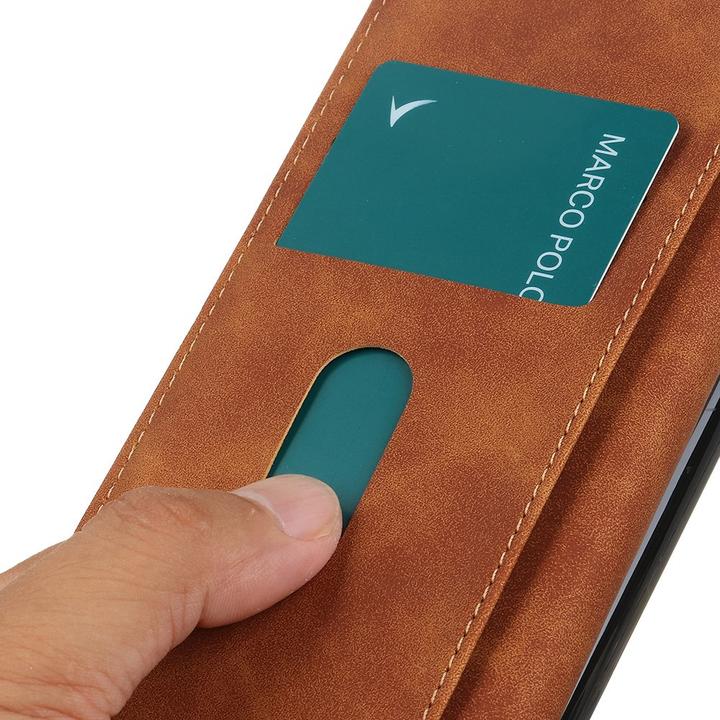 Actual product image Cover-Discount Xiaomi Redmi Note 11 / 11S - leather case cover brown (Xiaomi Redmi Note 11)