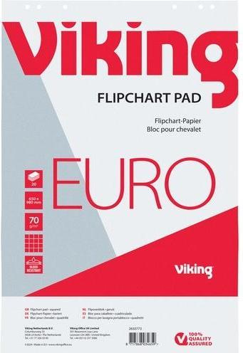 Image du produit Office Depot Papier pour paperboard Blocs quadrillé blanc