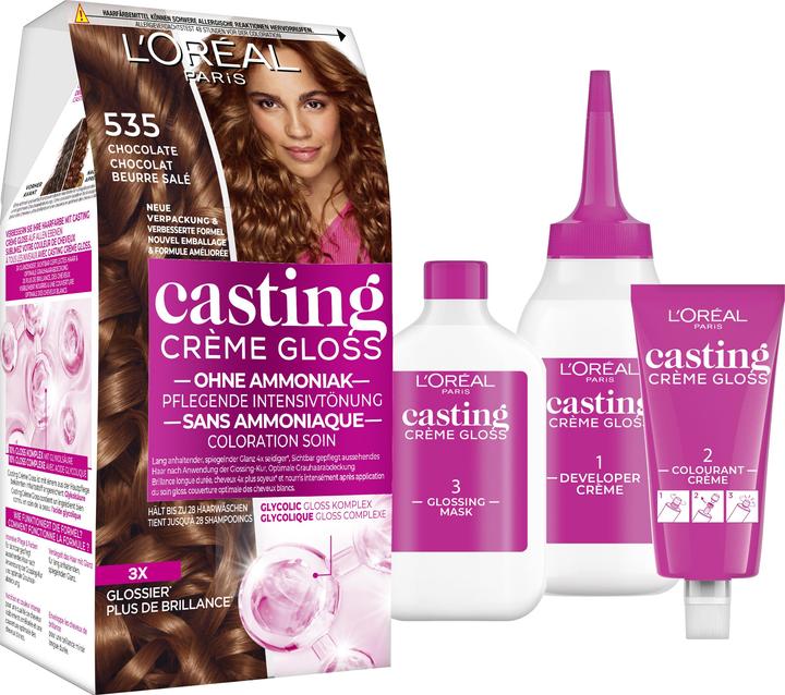 Actual product image L'Oréal Paris Casting Cream Gloss (535 Chocolat)