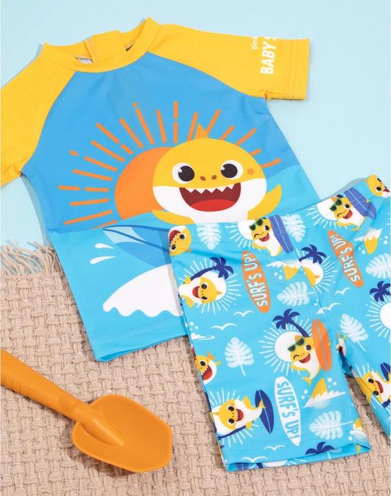 Actual product image Pinkfong Boys Surf's Up! Two-Piece Swimsuit (116)