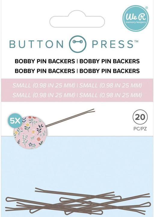 Immagine prodotto We R Memory Keepers Clip per capelli Button Press (5 pz.)