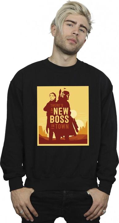 Image du produit Star Wars - Sweat THE BOOK OF BOBA FETT NEW BOSS SUN SILHOUETTE - Homme (M)