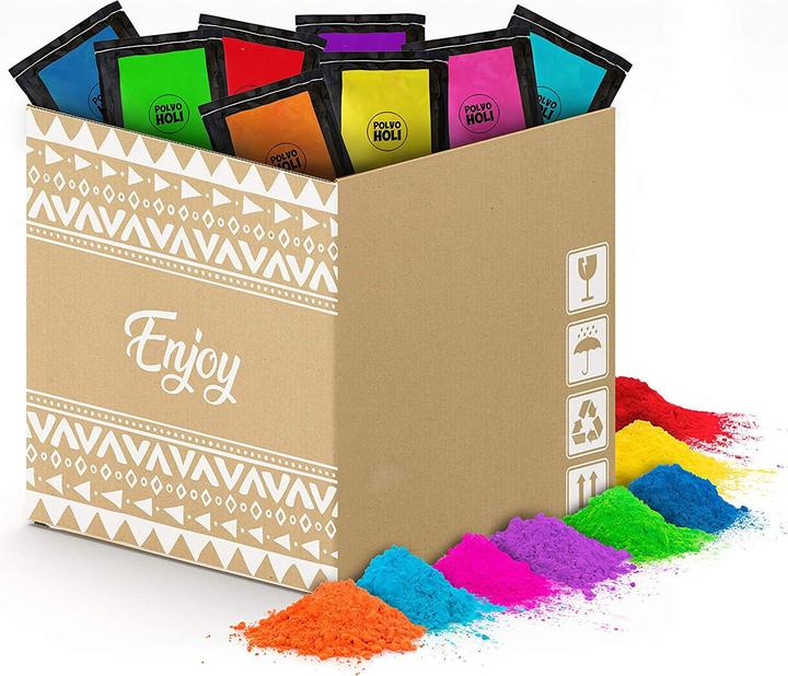 Produktbild Polvo holi Pulver Holi - 8 Farben